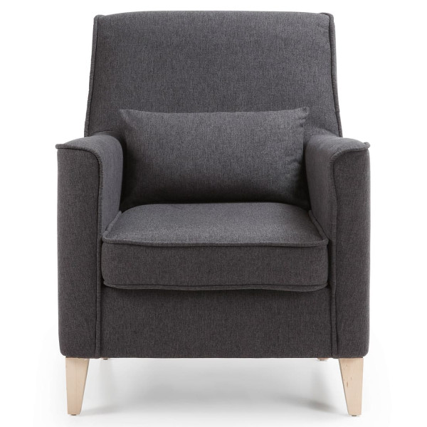 Кресло La Forma FYNA S418VA02 Темно-серое-3