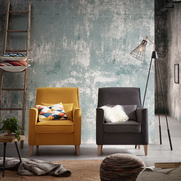 Кресло La Forma FYNA S418VA81 Горчичный-1