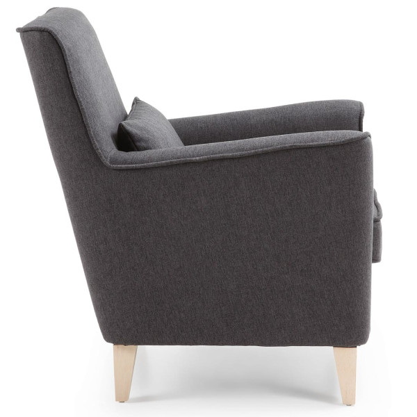 Кресло La Forma FYNA S418VA02 Темно-серое-4