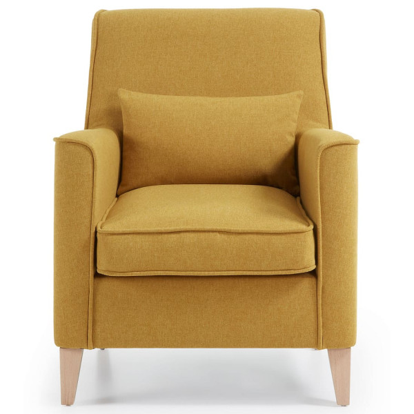 Кресло La Forma FYNA S418VA81 Горчичный-2