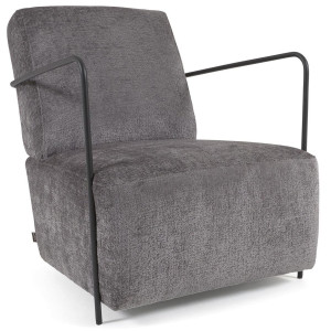 Кресло La Forma GAMER S564BG15 Серый плюшевая синель