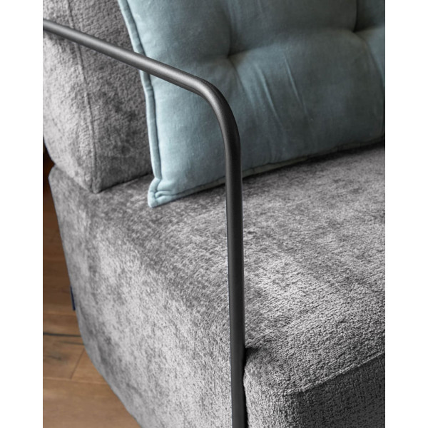 Кресло La Forma GAMER S564BG15 Серый плюшевая синель-1