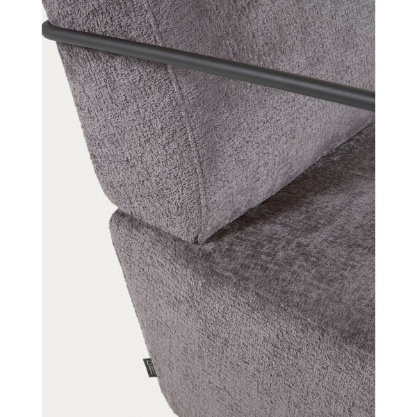 Кресло La Forma GAMER S564BG15 Серый плюшевая синель-7