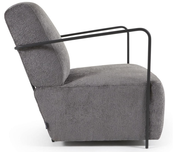 Кресло La Forma GAMER S564BG15 Серый плюшевая синель-4