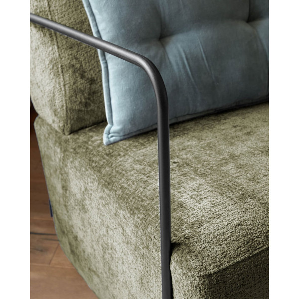 Кресло La Forma GAMER S564BG19 Зеленый плюшевая синель-2