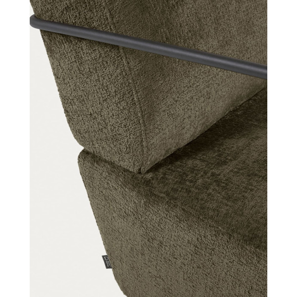 Кресло La Forma GAMER S564BG19 Зеленый плюшевая синель-10