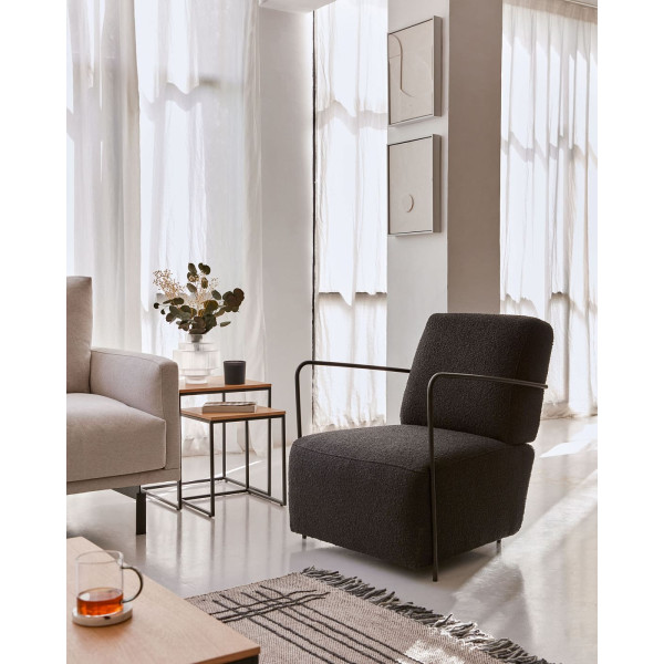 Кресло La Forma GAMER S564J01 Черный букле-1