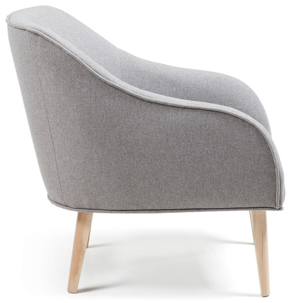 Кресло La Forma LOBBY Серое S330VA03-4