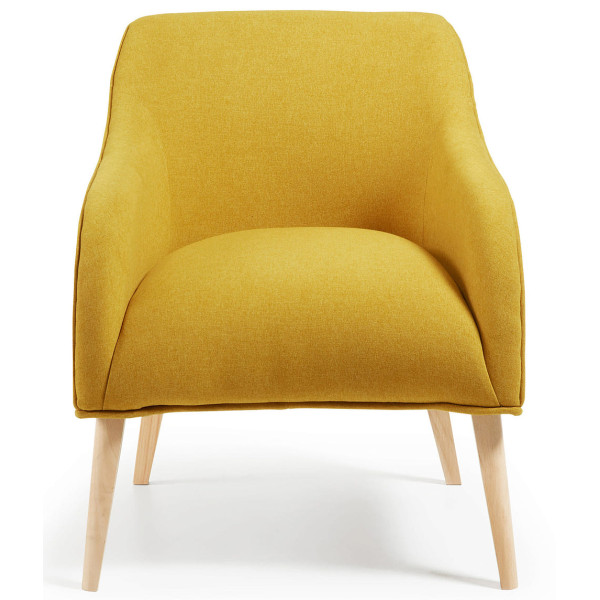 Кресло La Forma LOBBY Горчичный S330VA81-1