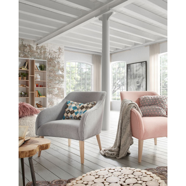 Кресло La Forma LOBBY Серое S330VA03-1