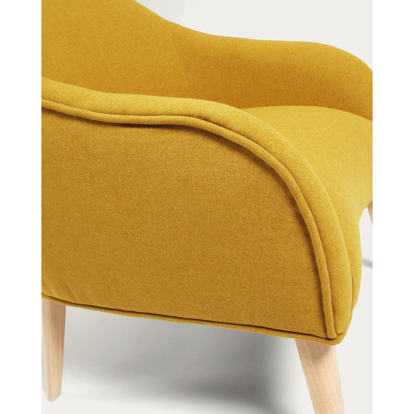 Кресло La Forma LOBBY Горчичный S330VA81-3