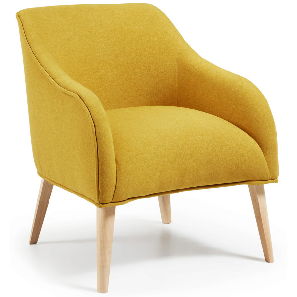 Кресло La Forma LOBBY Горчичный S330VA81-0