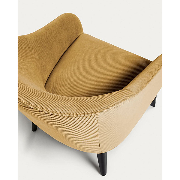 Кресло La Forma LOBBY Горчичный S480PN81-6