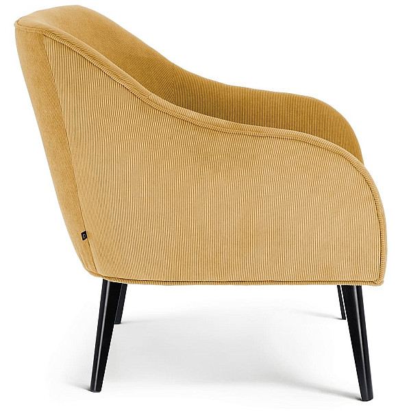 Кресло La Forma LOBBY Горчичный S480PN81-4