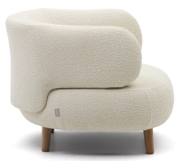 Крісло La Forma LUISA S812_10_J33 Білий букле-4