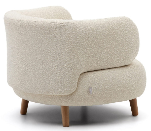 Крісло La Forma LUISA S812_10_J33 Білий букле-5