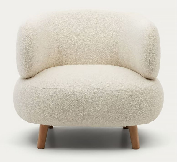 Крісло La Forma LUISA S812_10_J33 Білий букле-3