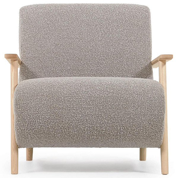 Кресло La Forma MARTHAN S516J14 Светло-серый букле-4