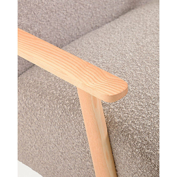 Кресло La Forma MARTHAN S516J14 Светло-серый букле-10