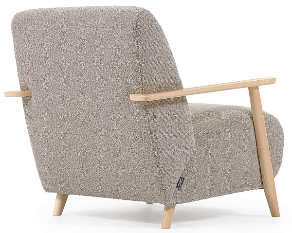 Кресло La Forma MARTHAN S516J14 Светло-серый букле-6