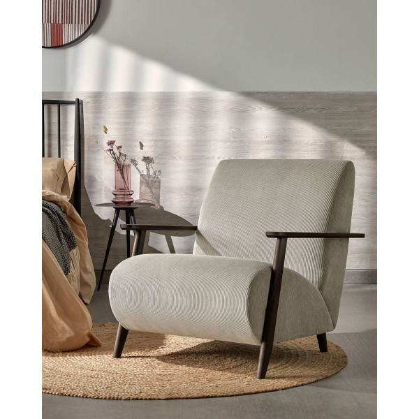 Кресло La Forma MARTHAN Бежевое S517PN36-1