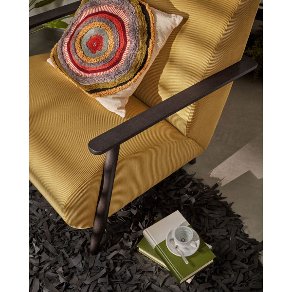 Крісло La Forma MARTHAN Гірчичний S517PN81-2