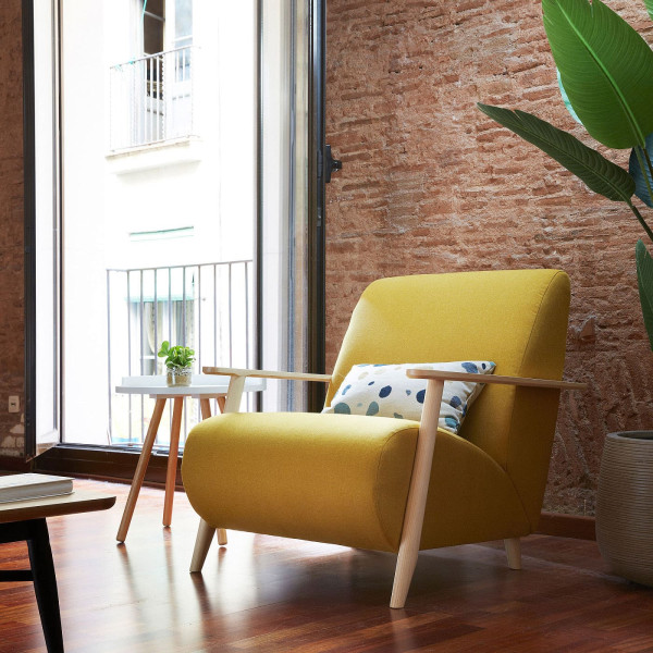 Крісло La Forma MARTHAN Гірчичний S516VA81-2