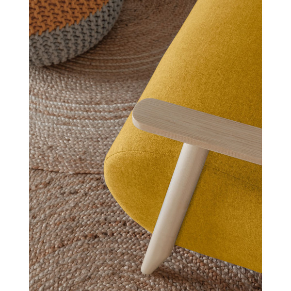 Крісло La Forma MARTHAN Гірчичний S516VA81-3