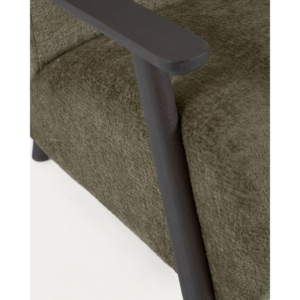 Крісло La Forma MARTHAN S517BG19 Зелений плюшева синель-7