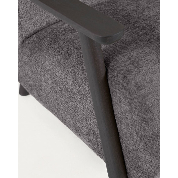 Кресло La Forma MARTHAN S517BG15 Серый плюшевая синель-8