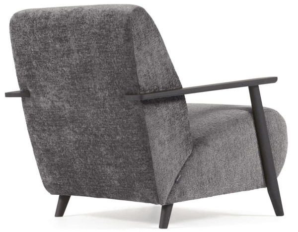 Кресло La Forma MARTHAN S517BG15 Серый плюшевая синель-6