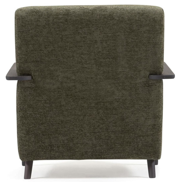 Крісло La Forma MARTHAN S517BG19 Зелений плюшева синель-6