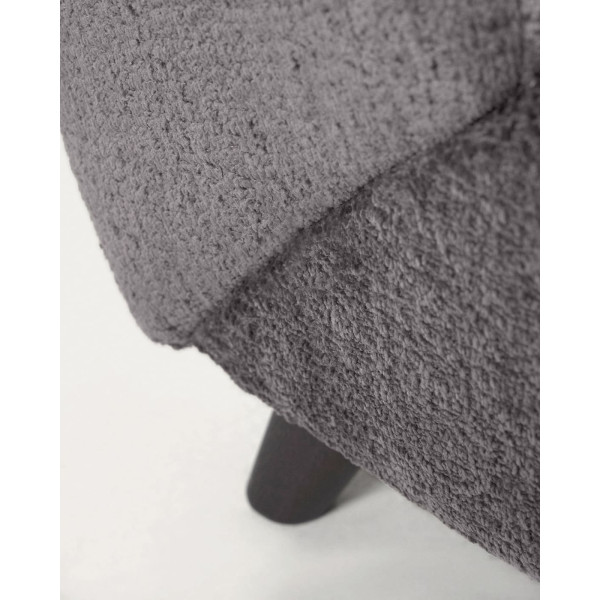 Кресло La Forma MARTHAN S517BG15 Серый плюшевая синель-9