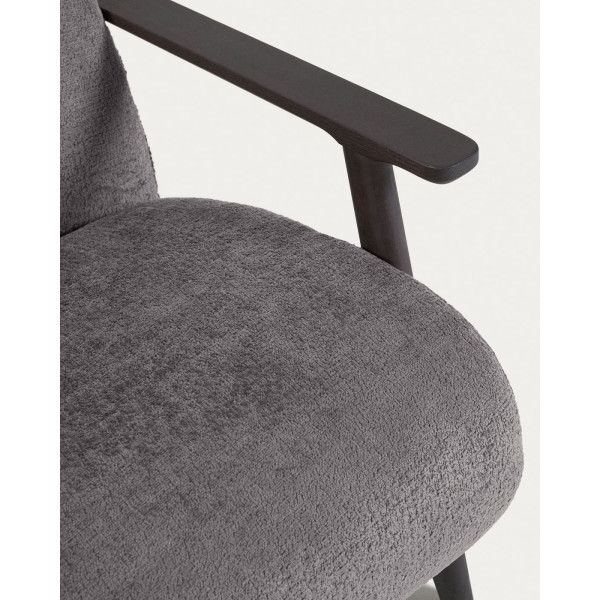 Кресло La Forma MARTHAN S517BG15 Серый плюшевая синель-10