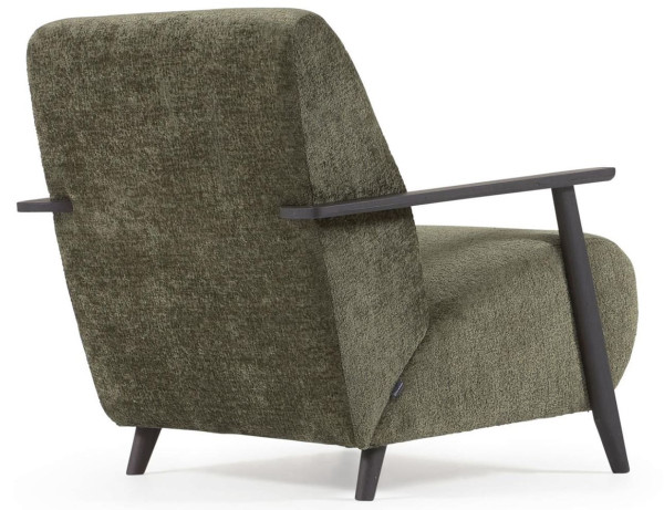 Крісло La Forma MARTHAN S517BG19 Зелений плюшева синель-5