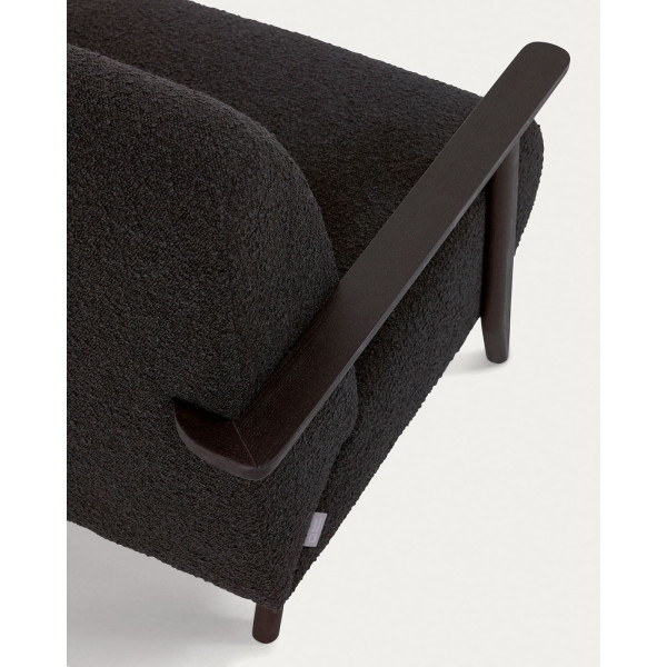 Крісло La Forma MARTHAN S517J01 Чорний букле-9