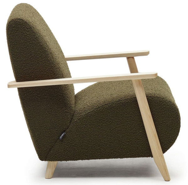 Крісло La Forma MEGHAN S516J19 Зелений букле-1