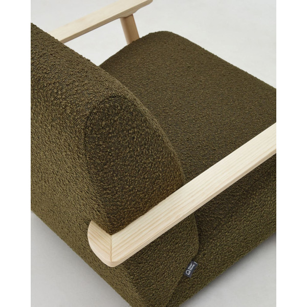 Крісло La Forma MEGHAN S516J19 Зелений букле-4