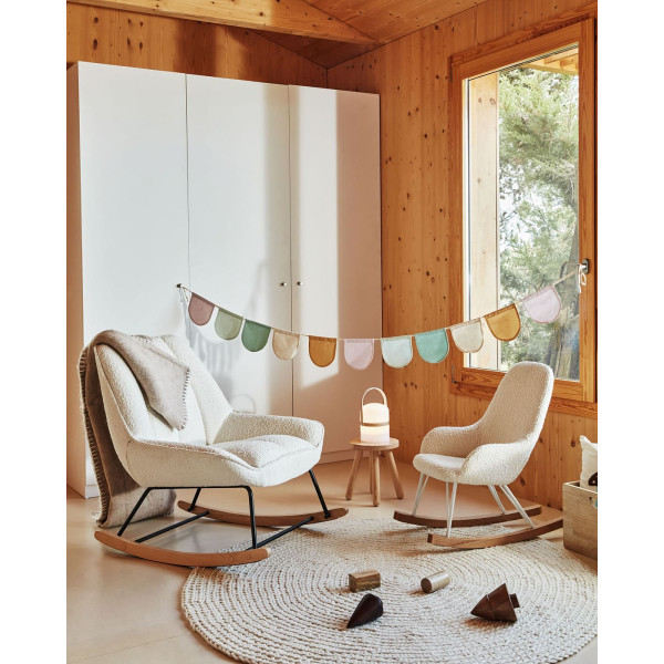 Крісло-гойдалка La Forma Marlina S797J33 Білий-3