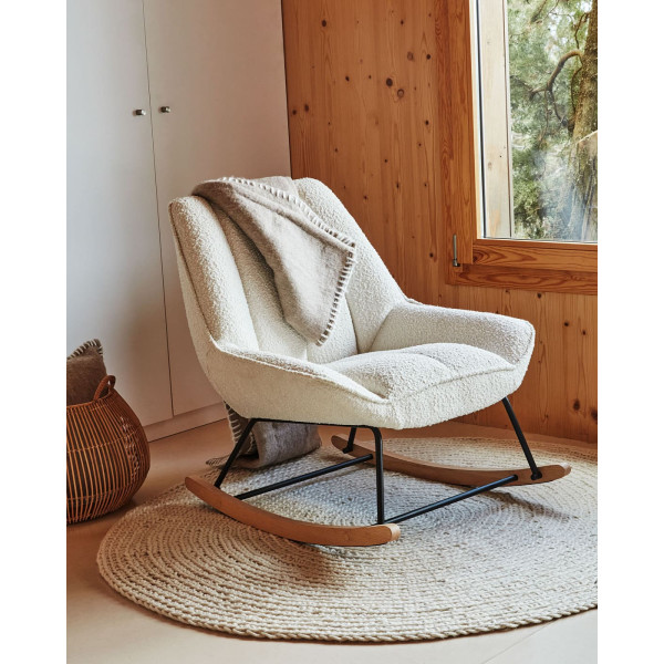 Крісло-гойдалка La Forma Marlina S797J33 Білий-2