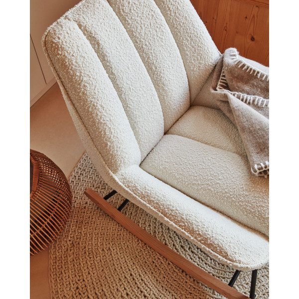 Крісло-гойдалка La Forma Marlina S797J33 Білий-4