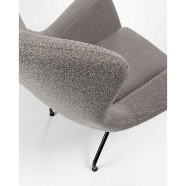 Кресло La Forma Otilia Серое CC1853GR03-6