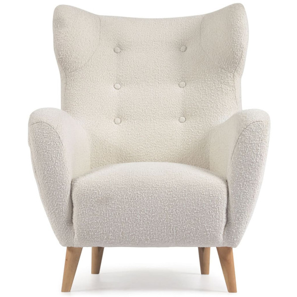 Кресло La Forma PATIO S810_10_J33 Белый букле-4