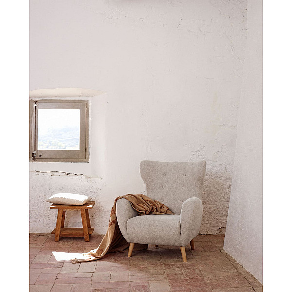 Крісло La Forma PATIO S810_10_SO12 Бежевий шеніл-2