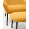 Крісло з підставкою для ніг La Forma BELINA S0900027J81 Жовтий букле-5-thumb