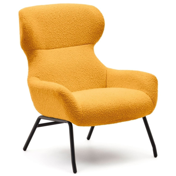 Кресло La Forma BELINA S0900042J81 Желтый букле-0