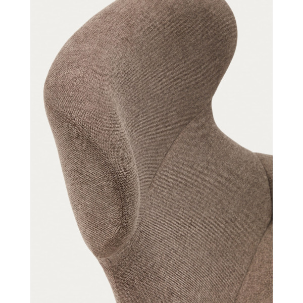 Крісло La Forma BELINA S0900043BF11 Світло-коричневий тканина синель-8