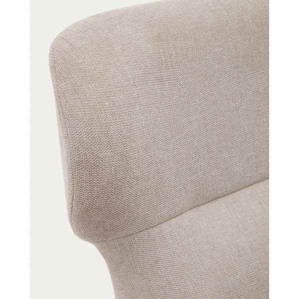 Кресло La Forma BELINA S0900040BF12 Бежевый ткань синель-10