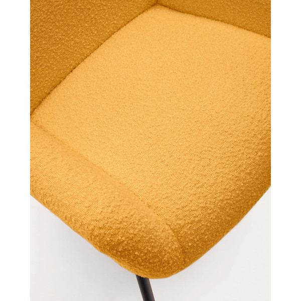 Кресло La Forma BELINA S0900042J81 Желтый букле-6
