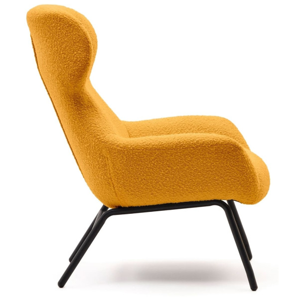 Кресло La Forma BELINA S0900042J81 Желтый букле-2